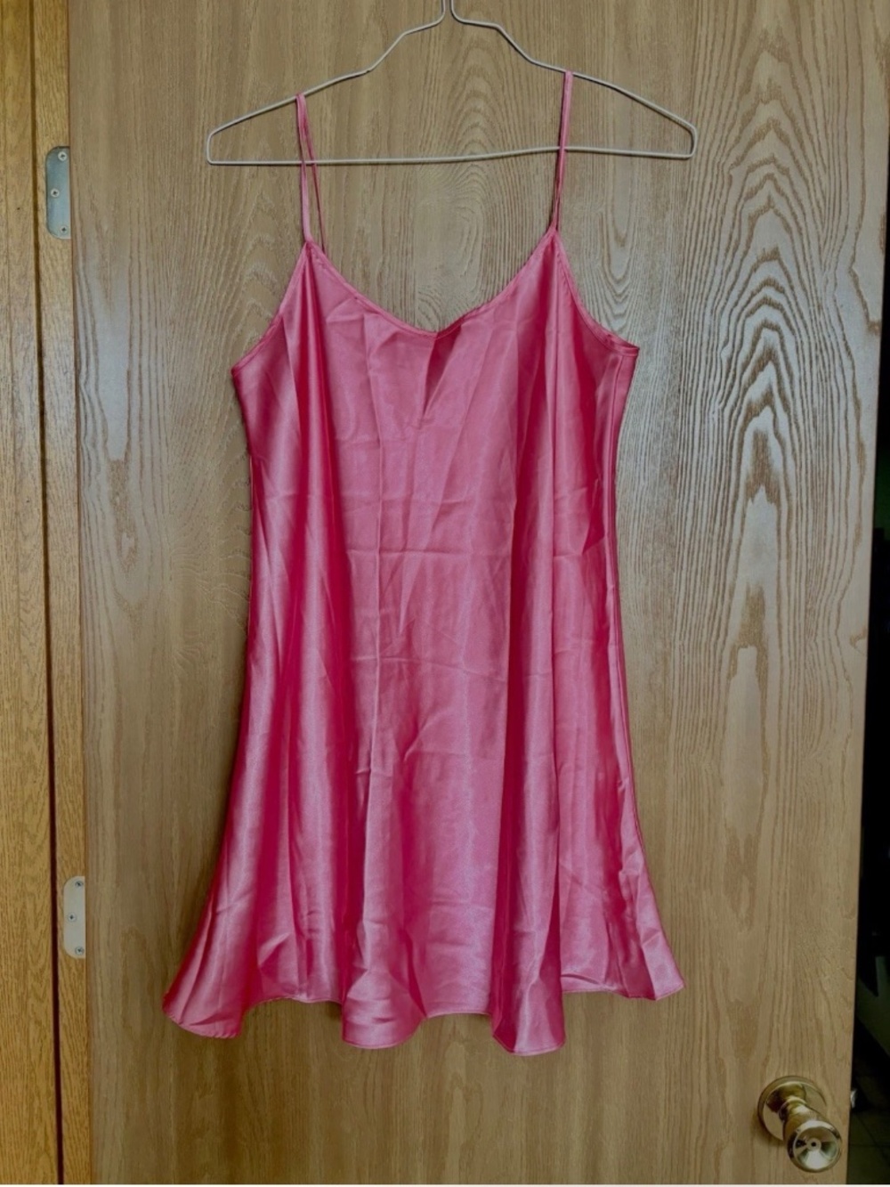 Honors Women’s Pink Slip Dress Nightgown Size Large Vintage Lingerie Y2K Chemise
